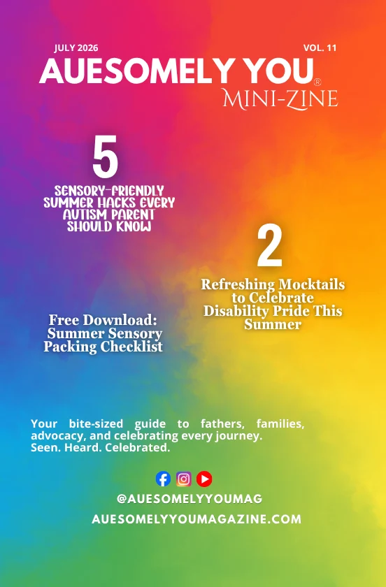 Auesomely You Mini-Zine™ — July 2026 magazine cover