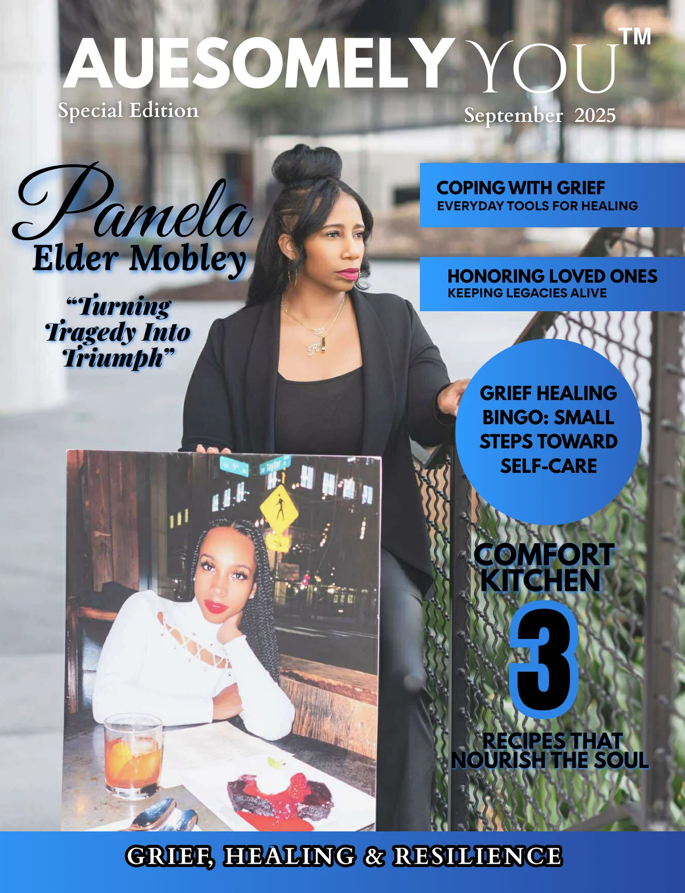 September Special Edition 2025 Pamela | Auesomely You Magazine (DIGITAL) magazine cover
