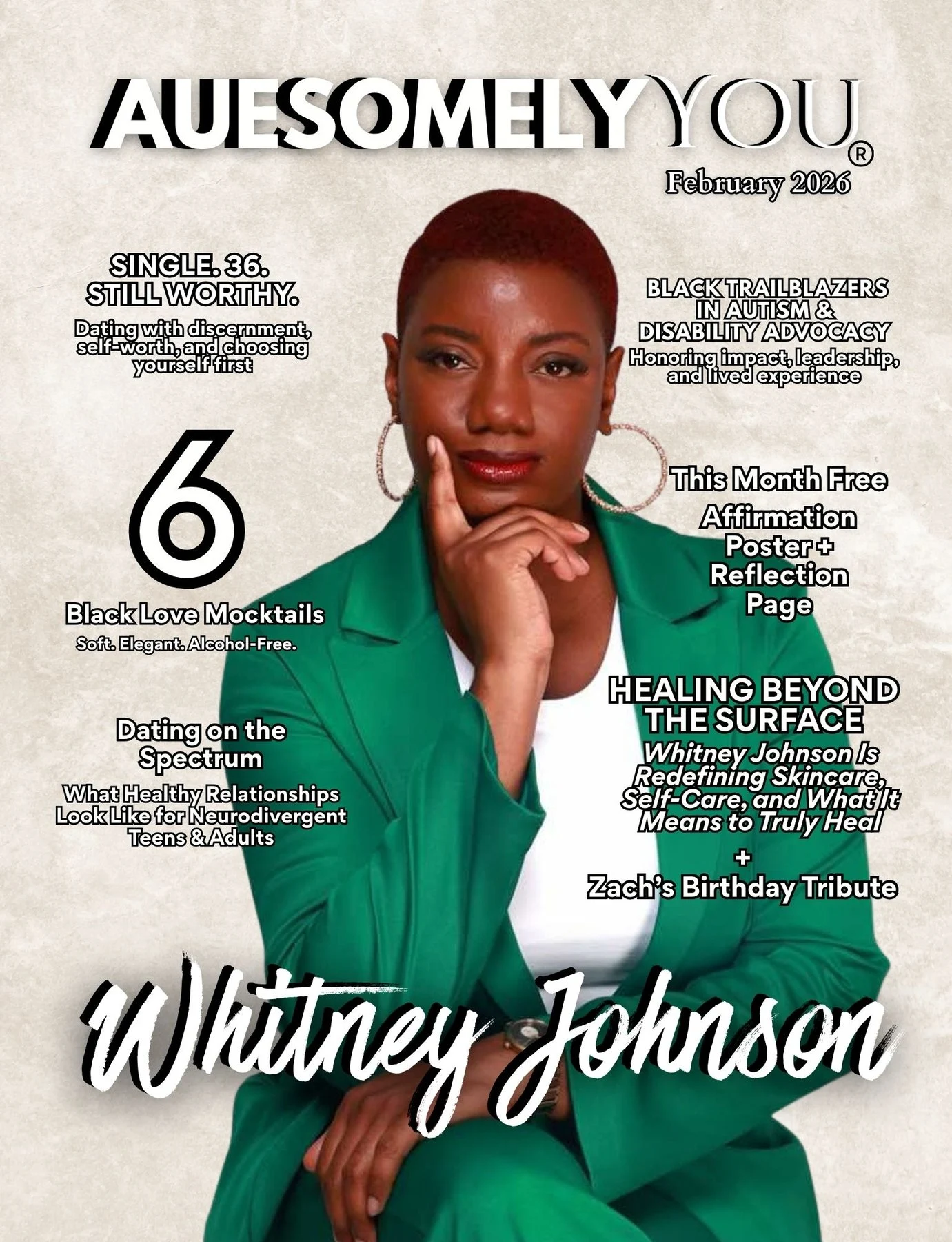 February 2026 | Auesomely You Magazine magazine cover