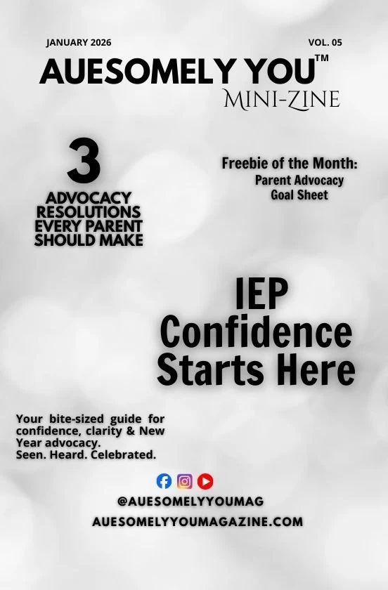 Auesomely You Mini-Zine™ – January 2026 Issue magazine cover